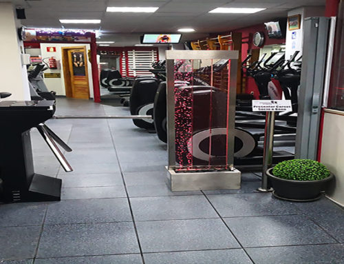 Nueva instalación torno de acceso para Gimnasio